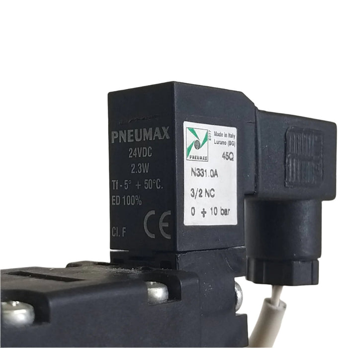 Pneumax 331.OA 3/2 N.C Solonoid Valve 24VDC - pneumaticsystems