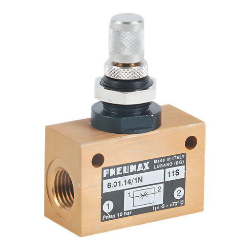 Pneumax 6.01.14/1N 1/4 Flow Control Valve Bidirectional - pneumaticsystems