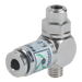 Pneumax 6.01.45.1.2 Mini Banjo Flow Control M5-4mm Unidir Meter In (Screw) - pneumaticsystems