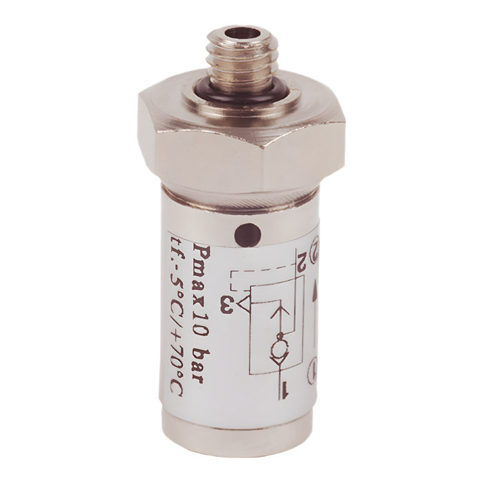 Pneumax 6.02.04.18.L Inline Quick Exhaust Valve 4mm (In) - 1/8 (Out)" - pneumaticsystems