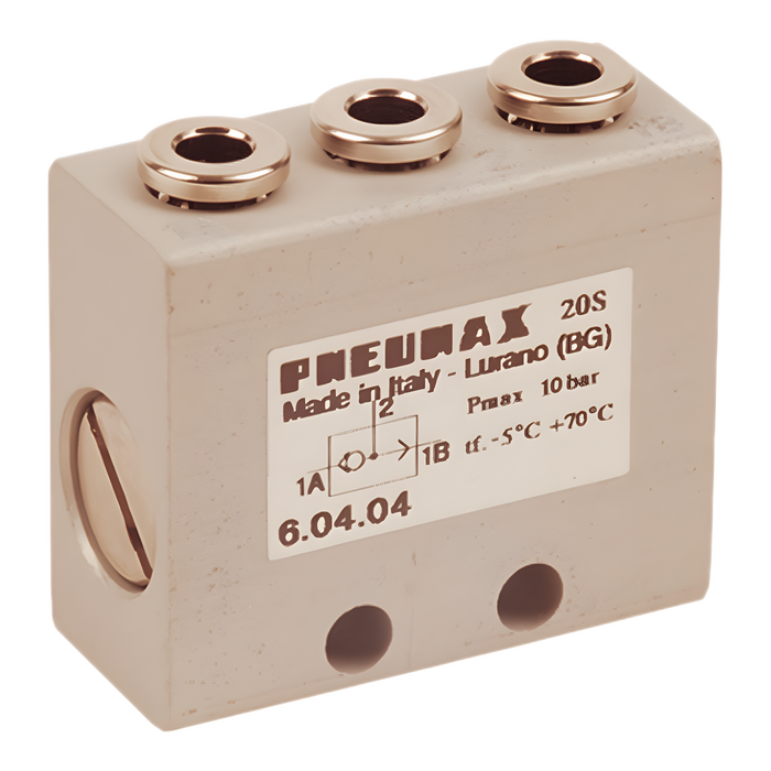 Pneumax 6.04.04 4mm Shuttle Valve - OR - pneumaticsystems