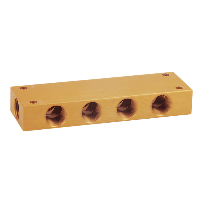 Pneumax 6.08.12/4 1/2 4 Port Manifold - pneumaticsystems