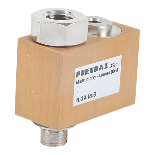 Pneumax 6.09.18.B G1/8 Blocking Valve Bidirectional - pneumaticsystems