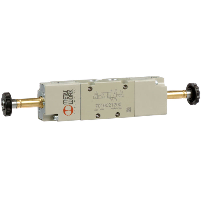 Metalwork - 7011022100 S70 5/3 Closed Center Solenoid-Solenoid Base Mount Valve - pneumaticsystems