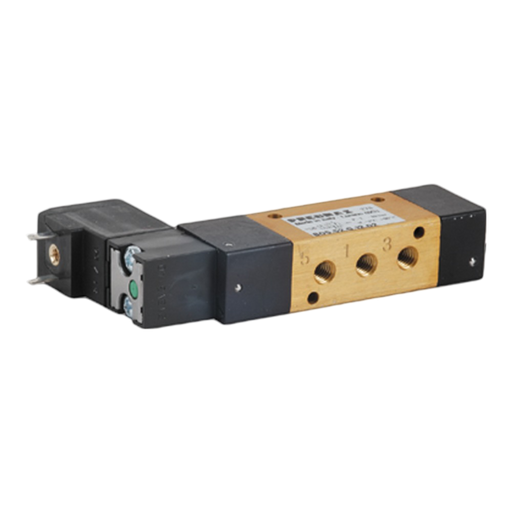 Pneumax 805.52.0.12.07 M5 5/2 Solenoid Differential Return Valve 220Vac - pneumaticsystems