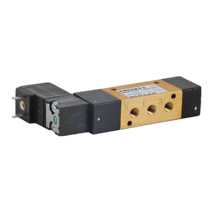 Pneumax 805.52.0.12.07 M5 5/2 Solenoid Differential Return Valve 220Vac - pneumaticsystems