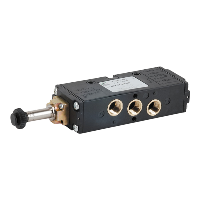 Pneumax 824.52.3.6.M25PWR G1/4 5/2 Solenoid Differential Valve - pneumaticsystems
