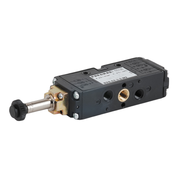 Pneumax 828.52.3.9.M9 G1/8 5/2 VALVE SOLENOID/SPRING - pneumaticsystems
