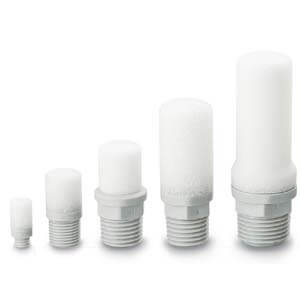 AN40-04, AN, AN05 to 40, Silencer, Compact Resin Type, Male Thread