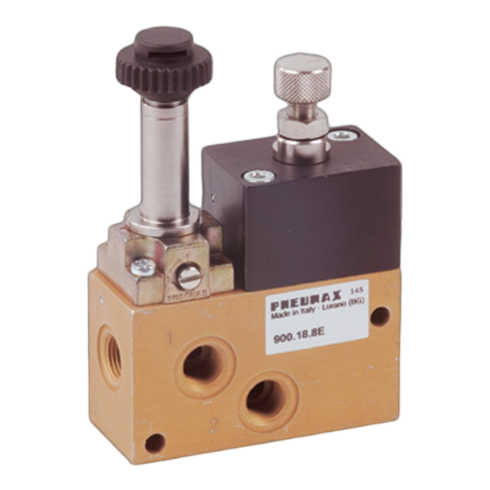 Pneumax 900.18.8E G1/8 High Low Pressure Device Electric M2 Version - pneumaticsystems