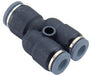 C20820504, Pneufit C Push-in fitting, Union Y, Unequal, 5/16", 1/4"
