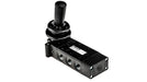 Norgren X3067702, Super X 5/2 manual valve, Black, Lever/Lever, 13N, G1/4 - pneumaticsystems