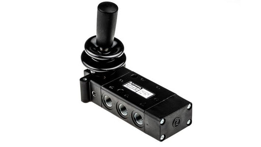 Norgren X3067702, Super X 5/2 manual valve, Black, Lever/Lever, 13N, G1/4 - pneumaticsystems