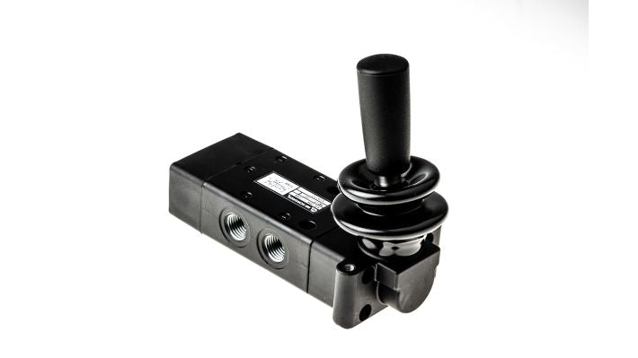 Norgren X3067702, Super X 5/2 manual valve, Black, Lever/Lever, 13N, G1/4 - pneumaticsystems