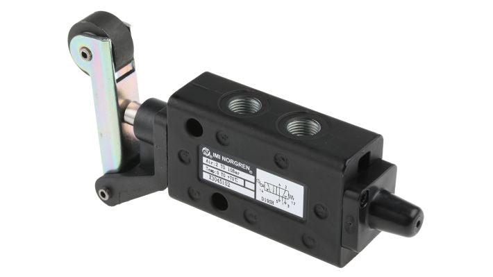 Norgren X3045102, Super X 5/2 mechanical valve, Roller lever/Spring, G1/8 - pneumaticsystems
