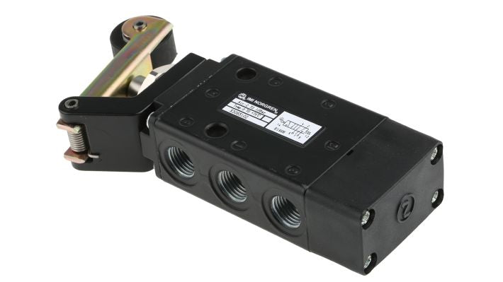Norgren X3065102, Super X 5/2 mechanical valve, Roller lever/Spring, G1/4 - pneumaticsystems