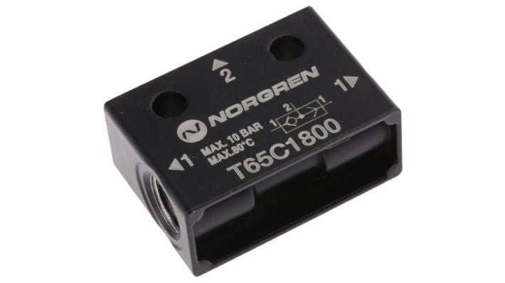 Norgren T65C1800, Shuttle valve, G1/8 - pneumaticsystems
