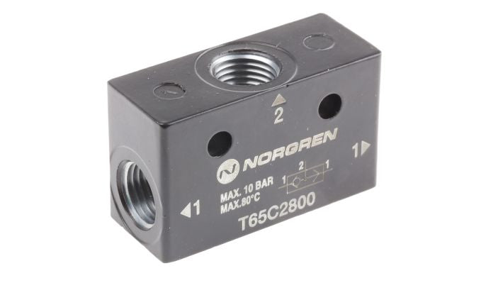 Norgren T65C2800, Shuttle valve, G1/4 - pneumaticsystems