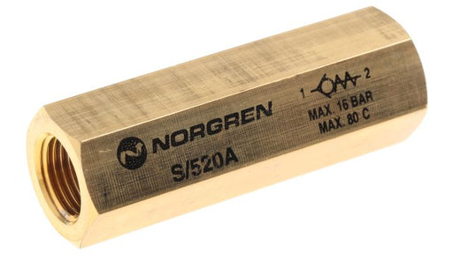 Norgren S/520, Heavy duty non-return valve, G1/8 - pneumaticsystems