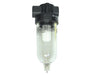F07-100-M1TG, Miniature general purpose filter, G1/8, Manual drain, 5µm filter element