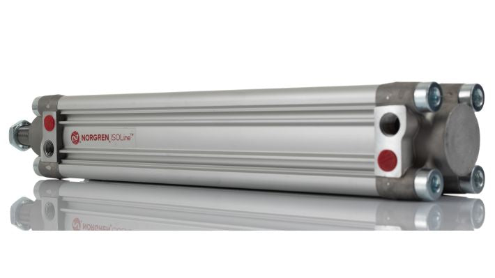 Norgren PRA/802050/M/250, ISOLine profile double acting cylinder, 50mm diameter, 250mm stroke - pneumaticsystems