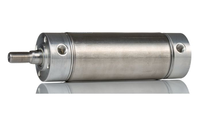 Norgren RT/57250/M/80, Roundline double acting cylinder, 50mm diameter, 80mm stroke - pneumaticsystems
