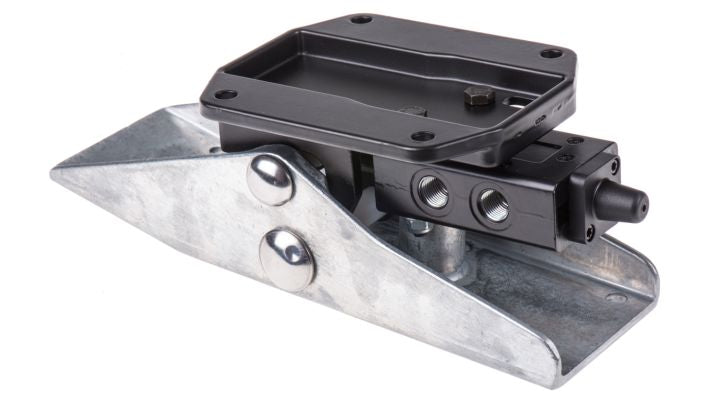 Norgren X3048202, Super X 5/2 manual valve, Black, Pedal/Spring, 22N, G1/8 - pneumaticsystems