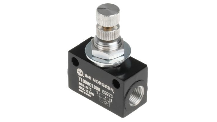 Norgren T1000C1800, Block form flow regulator, G1/8 - pneumaticsystems