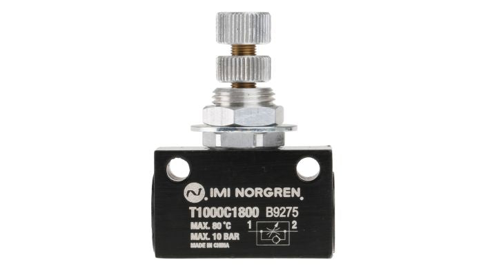 Norgren T1000C1800, Block form flow regulator, G1/8 - pneumaticsystems