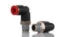 Norgren C01470618, Pneufit C Push-in fitting, Adaptor, 90° Swivel elbow, 6mm, R1/8 - pneumaticsystems