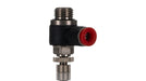 Norgren C0K510628, Pneufit C Push-in fitting, Banjo flow control, regulating out, 6mm, G1/4 - pneumaticsystems