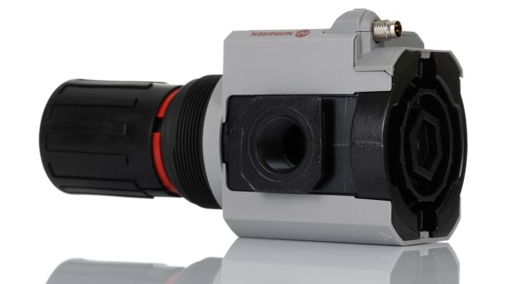 Norgren R84G-4GK-RME, Excelon Plus general purpose pressure regulator, G1/2", 0.3-10 bar, integrated electronic pressure sensor - pneumaticsystems