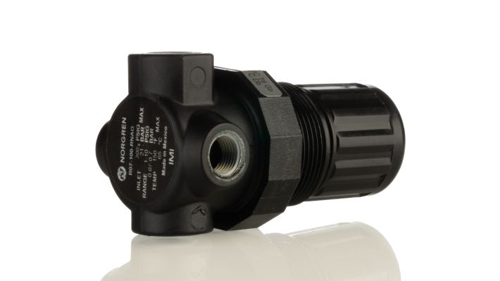 Norgren R07-100-RNAG, R07 Series general purpose pressure regulator, G1/8, 0.1-0.7 bar, without gauge - pneumaticsystems