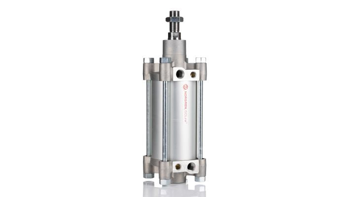 Norgren RA/802080/M/100, ISOLine tie rod double acting cylinder, 80mm diameter, 100mm stroke - pneumaticsystems