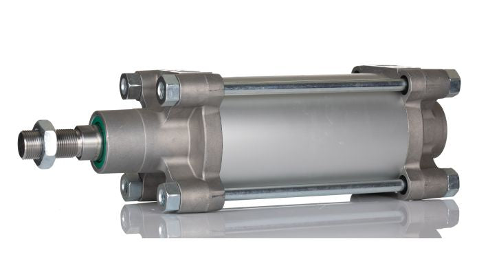 Norgren RA/802080/M/100, ISOLine tie rod double acting cylinder, 80mm diameter, 100mm stroke - pneumaticsystems
