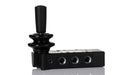 Norgren X3367702, Super X 5/3 manual valve, Black, Lever/Lever/Lever, COE, G1/4 - pneumaticsystems