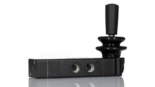 Norgren X3367802, Super X 5/3 manual valve, Black, Lever/Spring/Lever, COE, G1/4 - pneumaticsystems