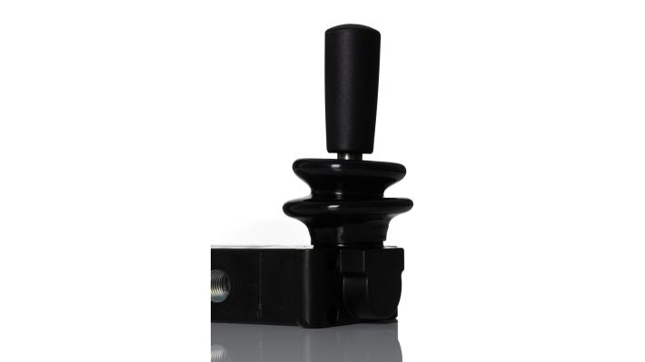 Norgren X3367802, Super X 5/3 manual valve, Black, Lever/Spring/Lever, COE, G1/4 - pneumaticsystems