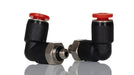 Norgren C02470405, Pneufit C Push-in fitting, Adaptor, 90° Swivel elbow, 4mm, M5 - pneumaticsystems
