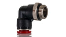Norgren C02471038, Pneufit C Push-in fitting, Adaptor, 90° Swivel elbow, 10mm, G3/8 - pneumaticsystems