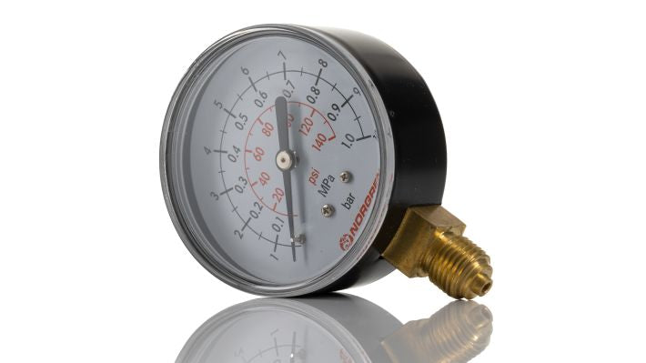 Norgren 18-015-854, Gauge, G1/4A thread, 0 to 10 bar - pneumaticsystems