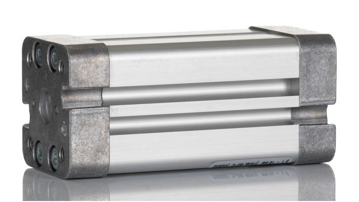 Norgren RA/192025/MX/50, ISO compact double acting cylinder, 25mm diameter, 50mm stroke - pneumaticsystems