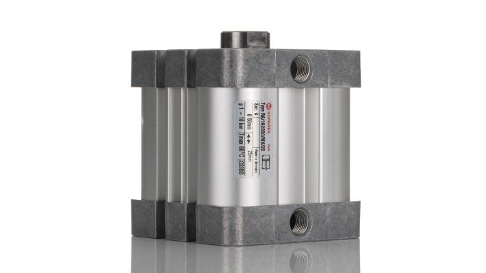 Norgren RA/192050/MX/25, ISO compact double acting cylinder, 50mm diameter, 25mm stroke - pneumaticsystems