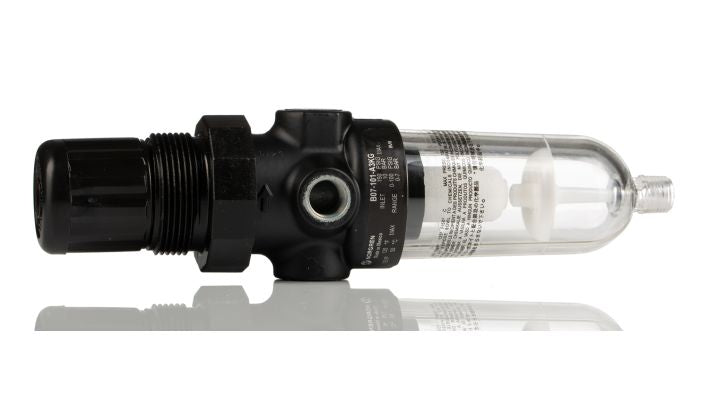 Norgren B07-101-A3KG, B07 Series filter/regulator, G1/8, 40µm, 0.3-7 bar, automatic drain, without gauge - pneumaticsystems