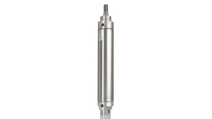Norgren RT/57240/M/160, Roundline double acting cylinder, 40mm diameter, 160mm stroke - pneumaticsystems