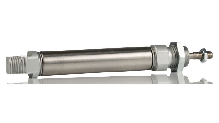Norgren RM/8016/M/50, ISO roundline double acting cylinder, 16mm diameter, 50mm stroke - pneumaticsystems