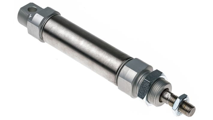 Norgren RM/8025/M/50, ISO roundline double acting cylinder, 25mm diameter, 50mm stroke - pneumaticsystems