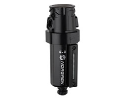F64G-NNN-QD3, Olympian Plus general purpose filter, without yoke, 1/4 turn manual drain, 40µm filter element