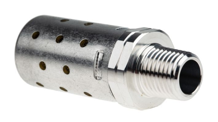 Norgren MB002B, Quietaire heavy duty silencer male, R1/4 - pneumaticsystems