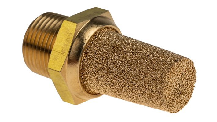 Norgren T40B3800, Quietaire sintered bronze silencer, R3/8 - pneumaticsystems